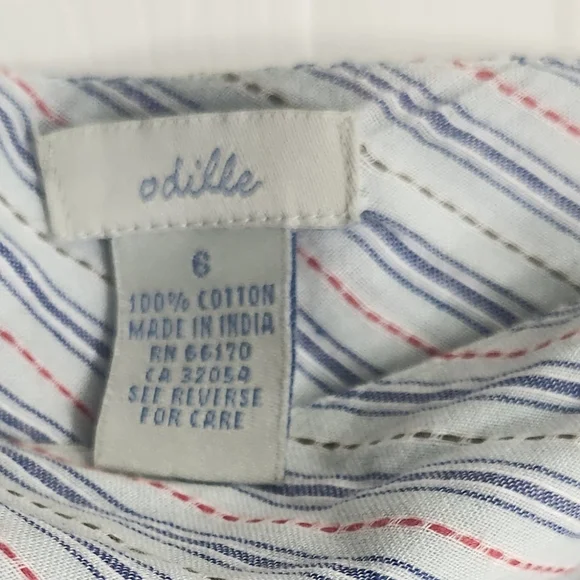 Odille Multicolor Striped A-Line Skirt - Picture 9 of 12